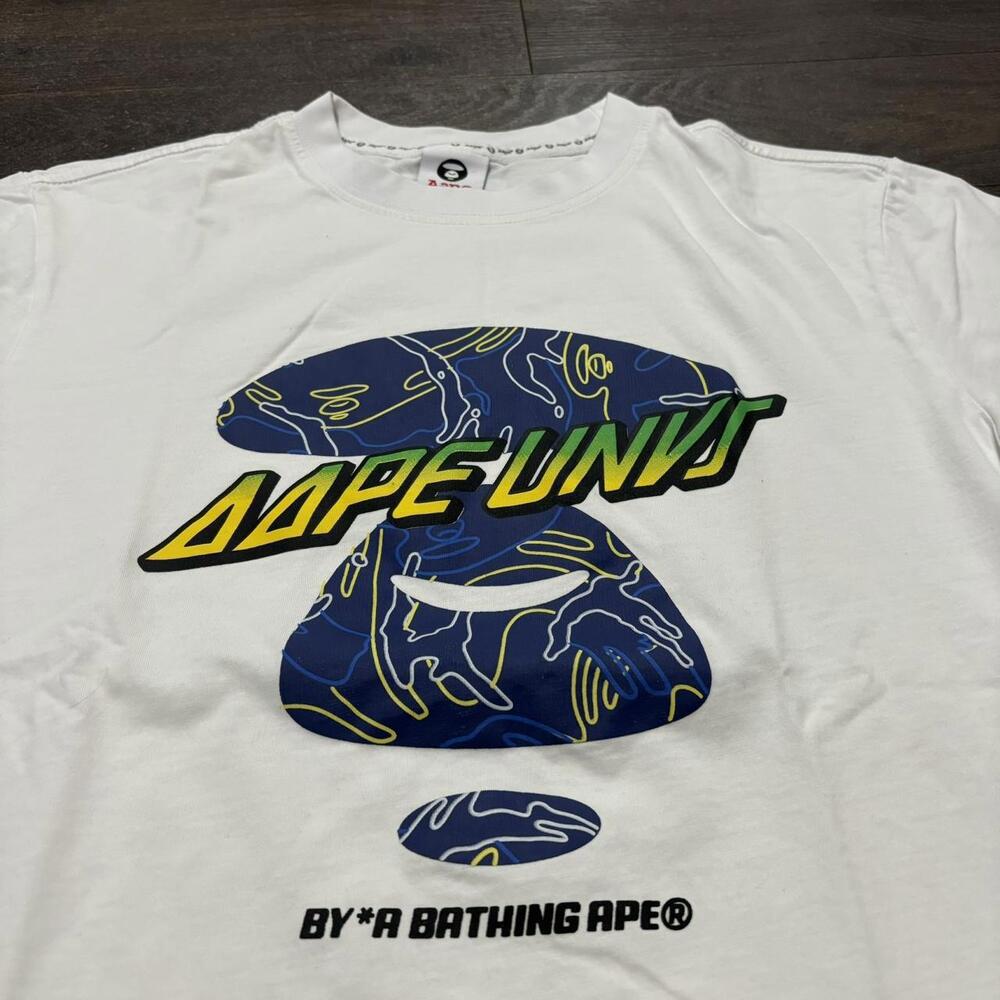 vintage aape universe t shirt 00s XL fits M - Picture 2 of 7